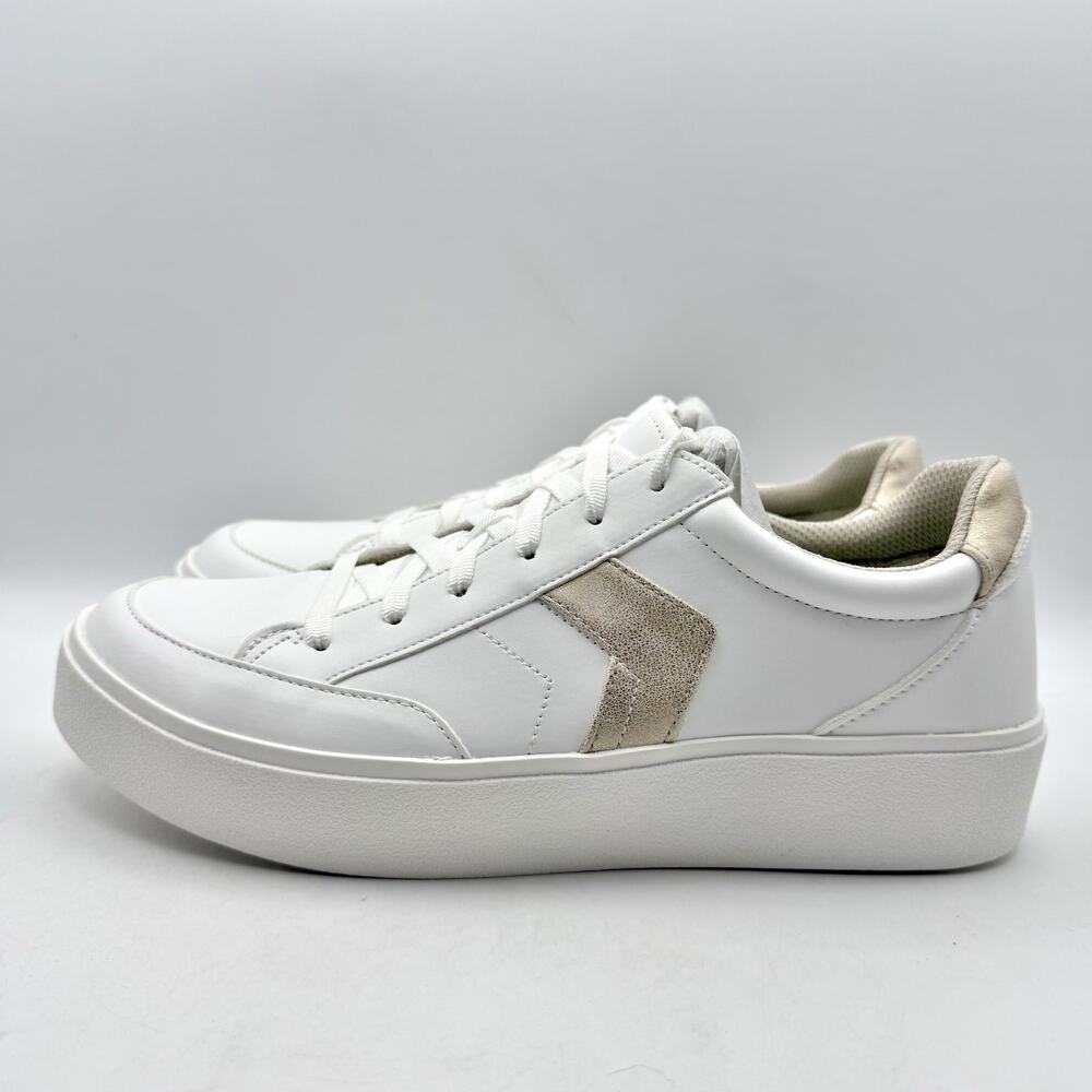 Dr. Scholls Womens Madison Low Top Sneakers US 10 Wide White Vegan Leather NIB - Picture 8 of 12